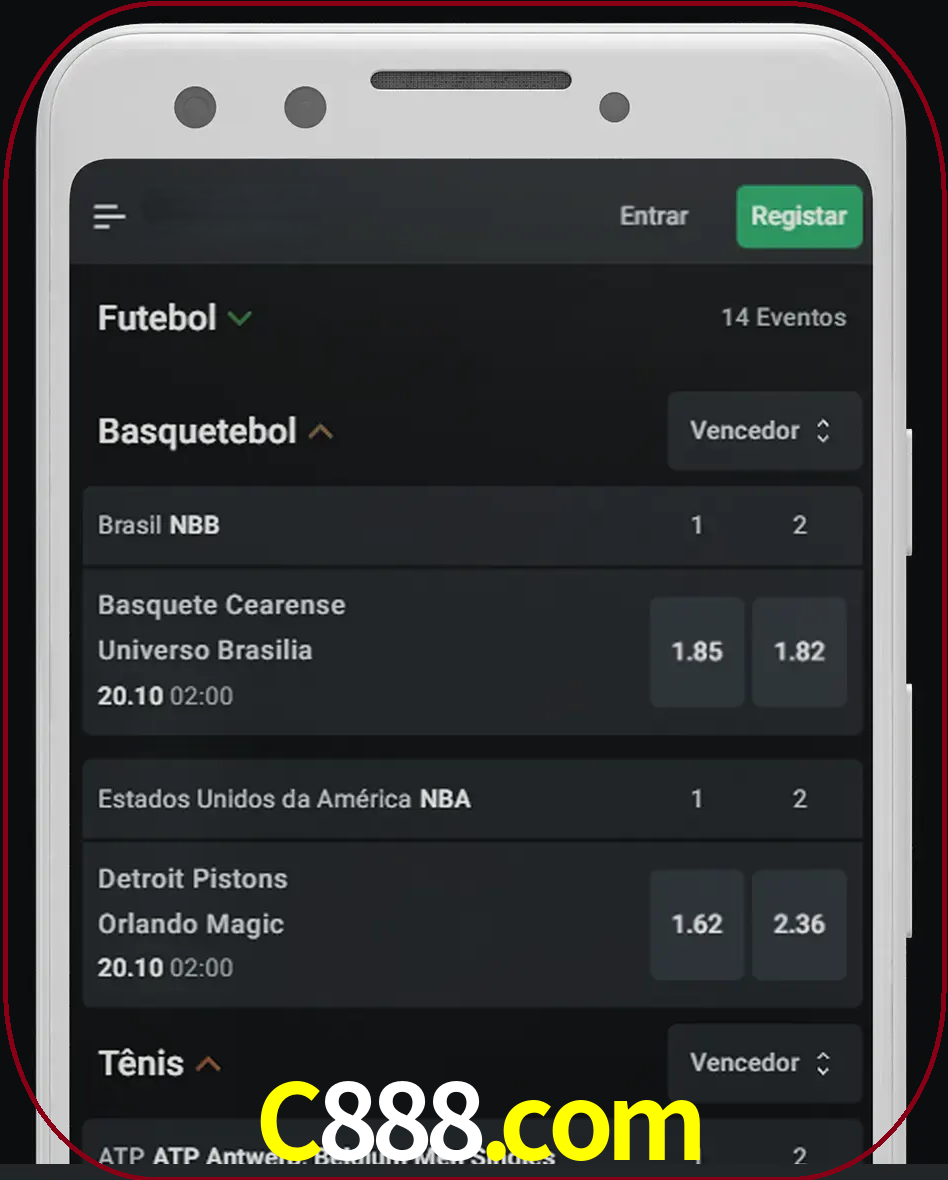 Aposte e assista aos esportes em formato ao vivo.
