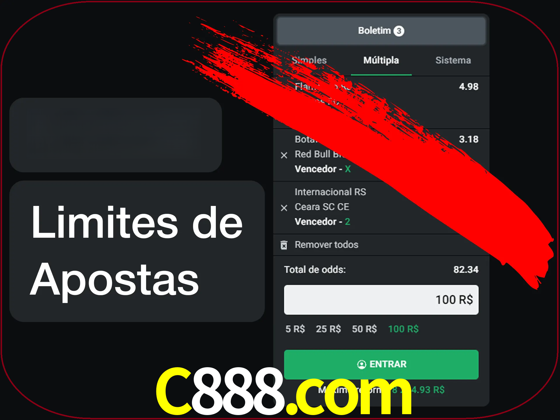 Não faça apostas loucas.